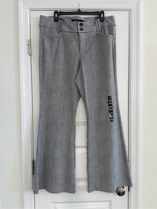 torrid Pants - torrid Black & White Glen Plaid Flare Pants